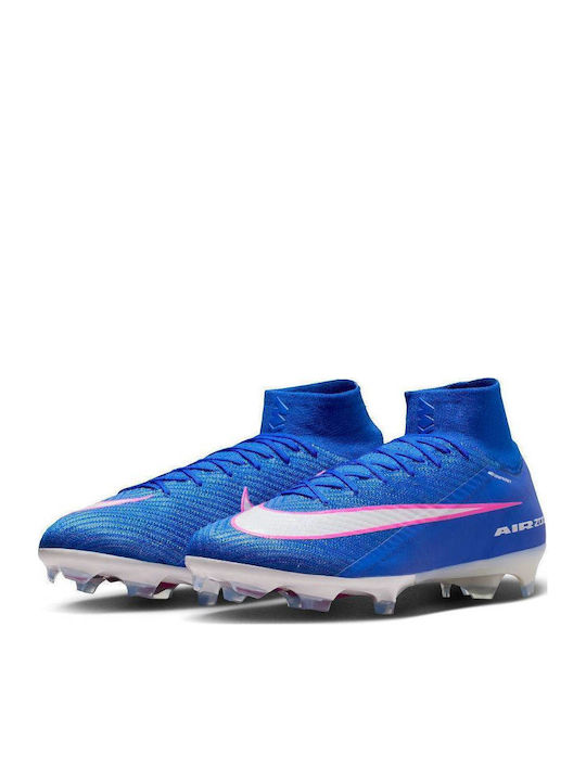 Nike Mercurial Superfly 10 Elite FG Football Shoes with Blue Cleats