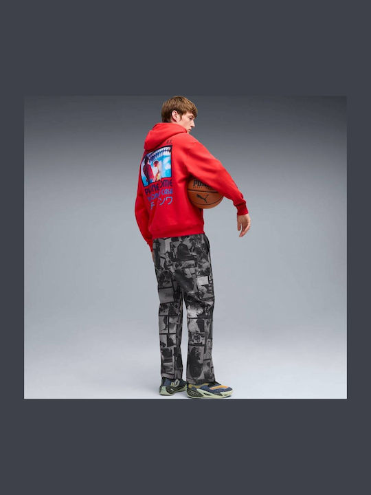 X X Sweatshirt mit Kapuze Red