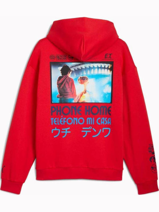 X X Sweatshirt mit Kapuze Red