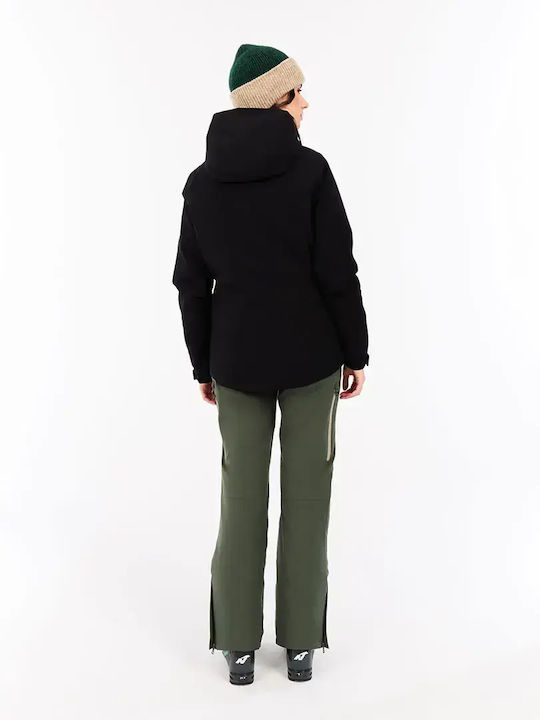 Snowjacket True Women's Lifestyle Jacket for Winter Black