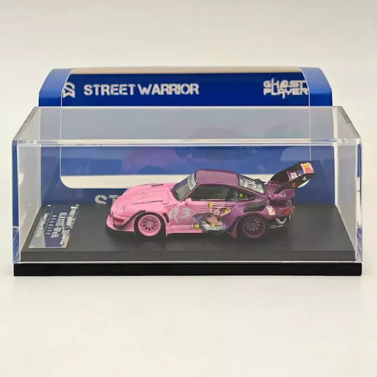 Machetă Mașină Porsche Rwb 993 Majin Buu Roz 1:64 Street Weapon