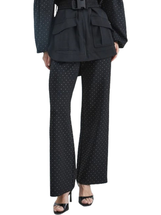 Women's Fabric Trousers Black