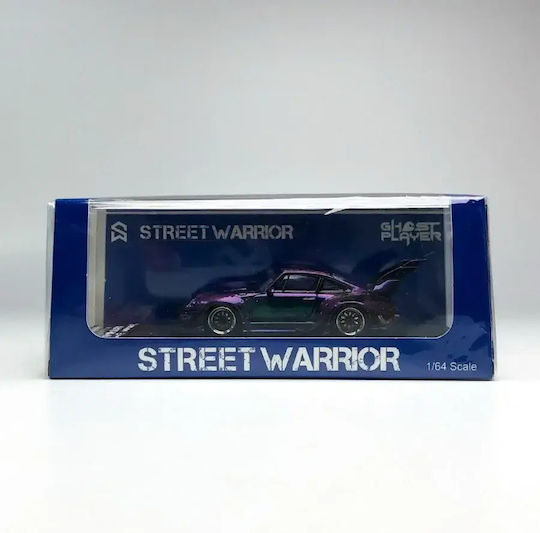 Macheta Auto Porsche Rwb 993 Chameleon High Tail Violet 1:64 Street Weapon
