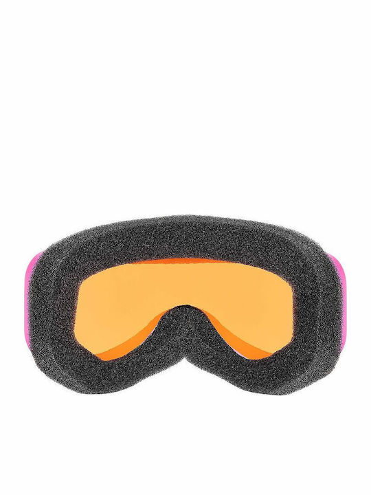 Uvex Speedy Μάσκα Σκι & Snowboard Ενηλίκων Ροζ με Φακό Καθρέπτη σε Ροζ Χρώμα