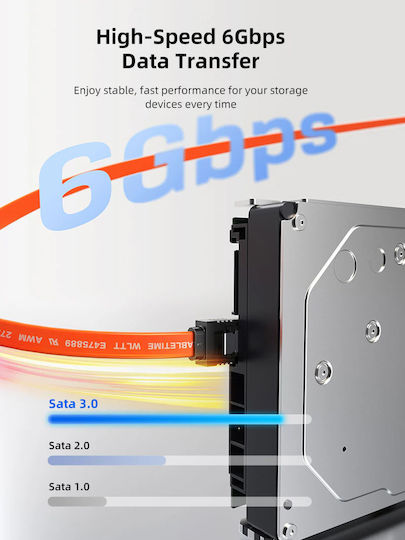 Cabletime - Cable 50cm Πορτοκαλί