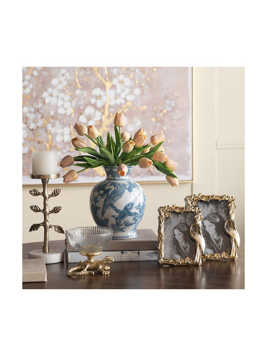 Artekko Decorative Vase Melania White 16.5x16.5x22cm