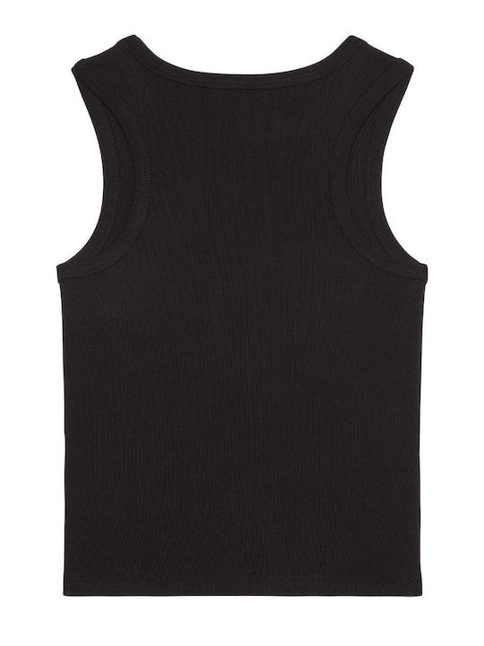 Bluza Damă De Vară Din Bumbac Fără Mâneci Neagră