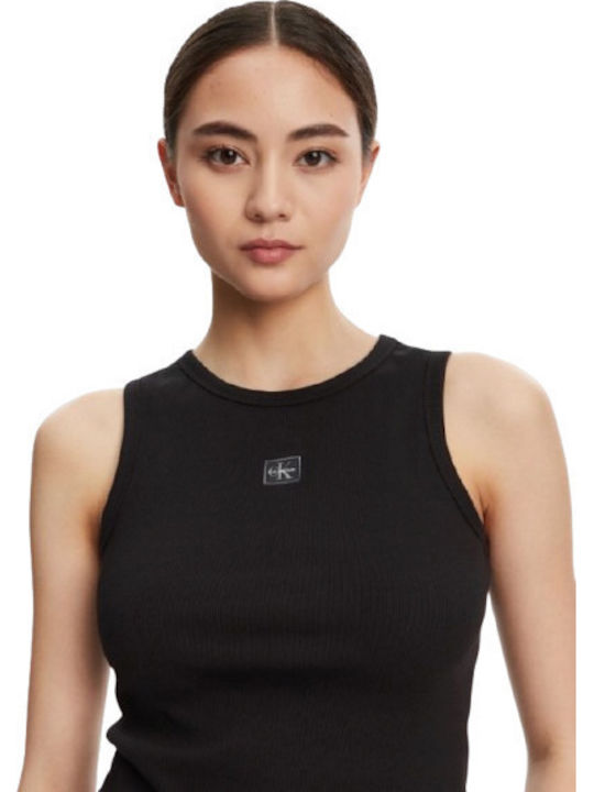 Bluza Damă De Vară Din Bumbac Fără Mâneci Neagră