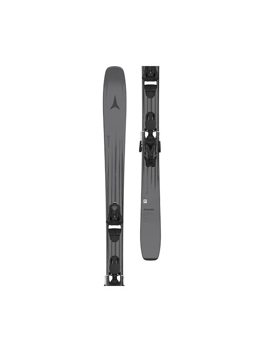 Atomic Maverick 88 Unisex Πέδιλα Σκι σε Γκρι Χρώμα με Δέστρες Atomic Maverick 88 Unisex Πέδιλα Σκι σε Γκρι Χρώμα με Δέστρες