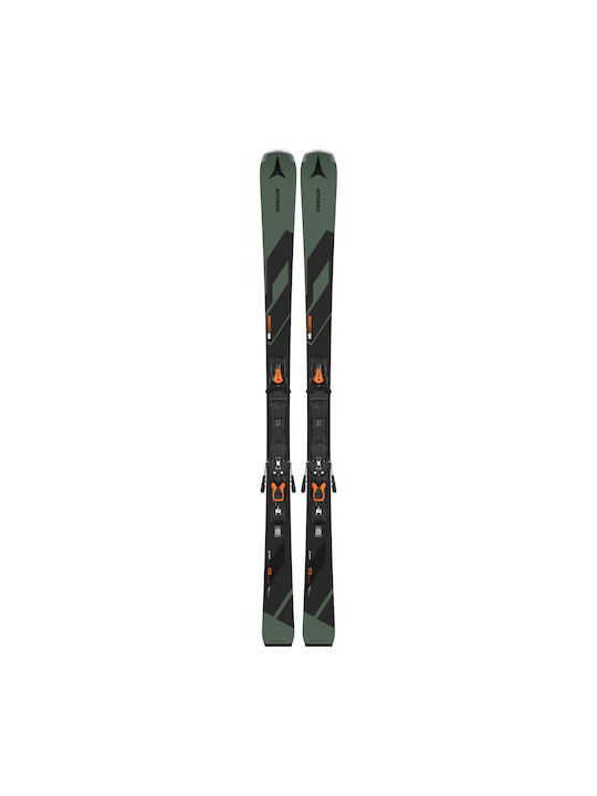 Atomic Redster Men's Ski Boots in Green Color with Bindings