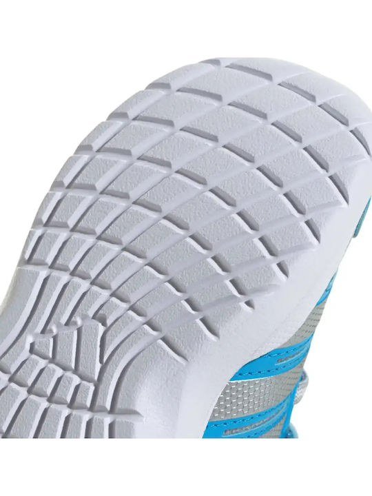 Kids Sports Running Shoes with Hoop & Loop Closure Light Blue