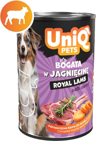 Uniq Υγρή Τροφή Σκύλων με Αρνί 375gr