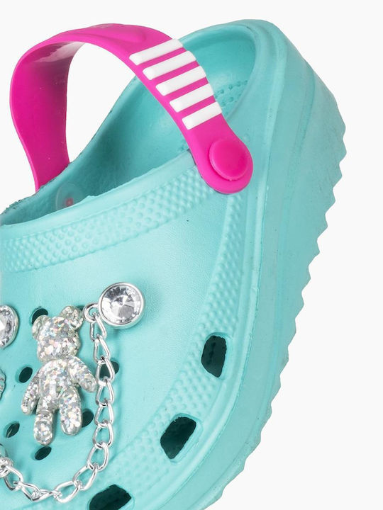 Children's Anatomical Beach Shoes Turquoise