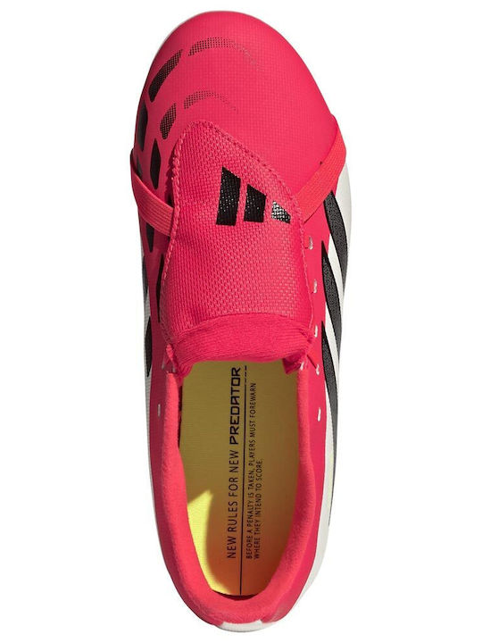 adidas Ghete de Fotbal pentru Copii Predator Club cu Crampoane Roșii