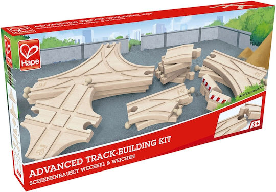 Hape Advanced Expansion Rail Pack Αξεσουάρ Σιδηρόδρομου από Ξύλο για 3+ Ετών
