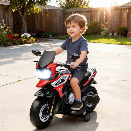 Kids Motorbike Inspired Electric 6 Volt Red