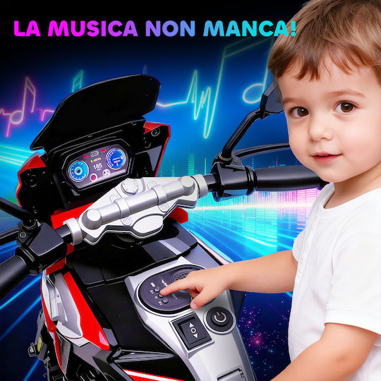 Kids Motorbike Inspired Electric 6 Volt Red