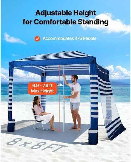 Vevor Sunshade For 5 People Blue