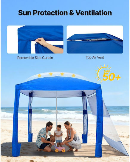 Vevor Beach Tent for 5 People in Blue