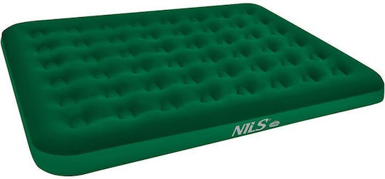 Nils Φουσκωτό Στρώμα Ύπνου Διπλό 203x152x22εκ. Πράσινο
