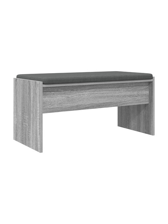Мебел за антре с Пейка Сив Сонома 80x38x46см