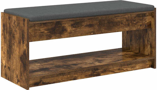 Eingangsmöbel mit Bank Smoked Oak 100x38x46cm