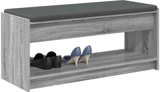 Eingangsmöbel mit Bank Gray Sonoma 100x38x46cm