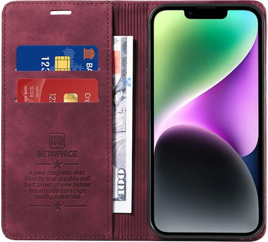 Betopnice 003 Book Μπορντό (Poco F8 Pro)