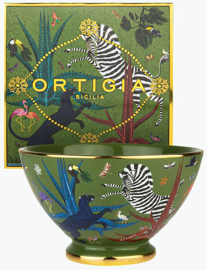 Μπωλ Σερβιρίσματος Ortigia Sicilia Jungle Green Bowl