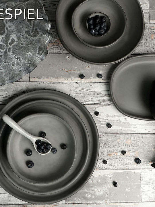 Espiel Canyon Decorative Bowl Gray 23x23x6.5cm