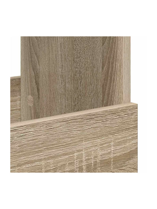 Sideboard Wooden Sonoma Oak 102x30x45cm