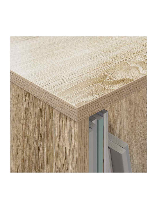 Sideboard Wooden Sonoma Oak 102x30x45cm