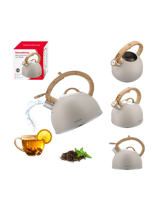 Klausberg Βραστήρας Ανοξείδωτος Γκρι 2500ml