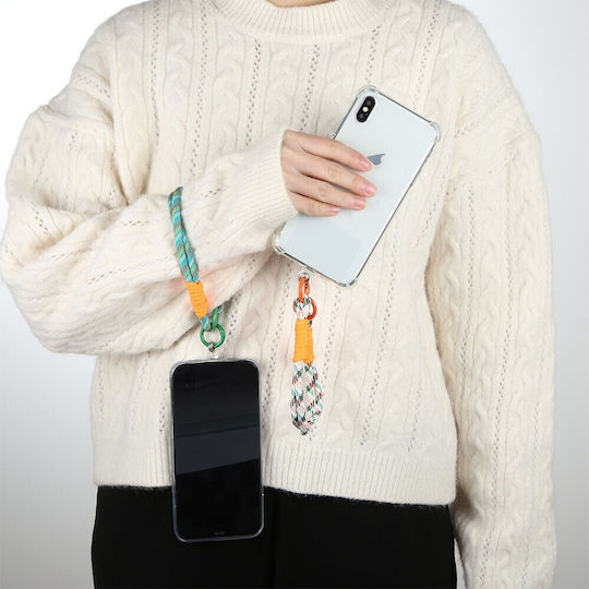 Universal Handgelenkriemen für Smartphones Gelbes Rosa