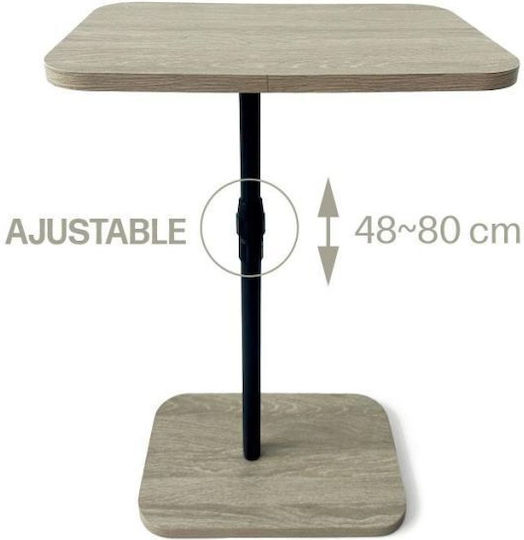 Side Table Coffee Table Moblekit Beige/Black