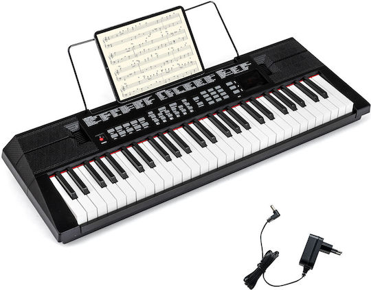 Costway Keyboard MU10131DE-DK with 54 Keys with Headphones Black