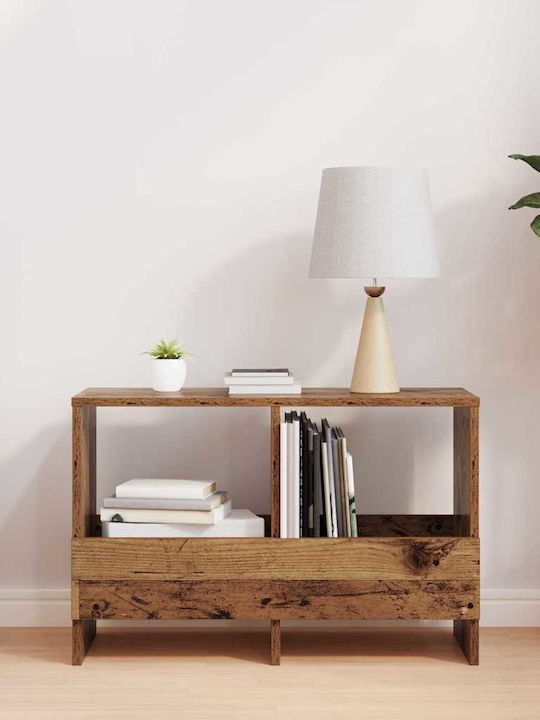 vidaXL PU Magazine Rack Brown 45x30x68.5cm