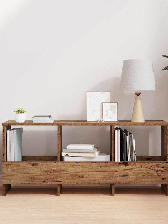 vidaXL PU Magazine Rack Brown 45x30x102cm