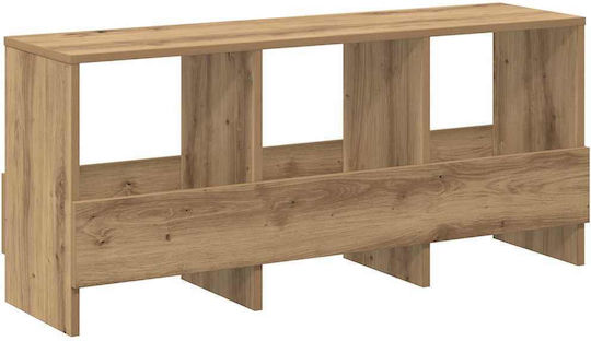vidaXL PU Magazine Rack Brown 45x30x102cm