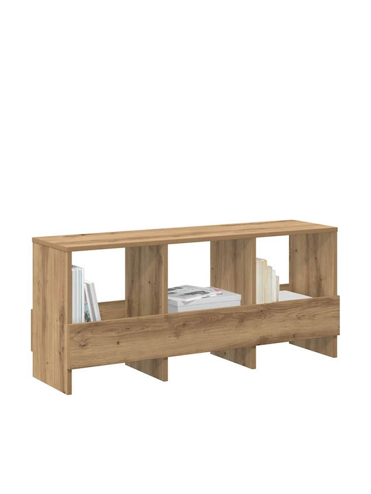 vidaXL PU Magazine Rack Brown 45x30x102cm