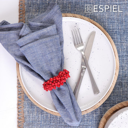 Espiel Inel de șervețel Roșu 6pcs