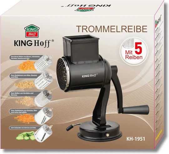 KING Hoff Manual Grater for Fruits & Vegetables