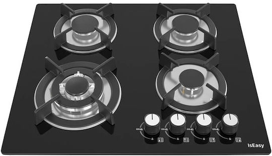 IsEasy Gas Cooktop With Frame Autonomous 60x52εκ.