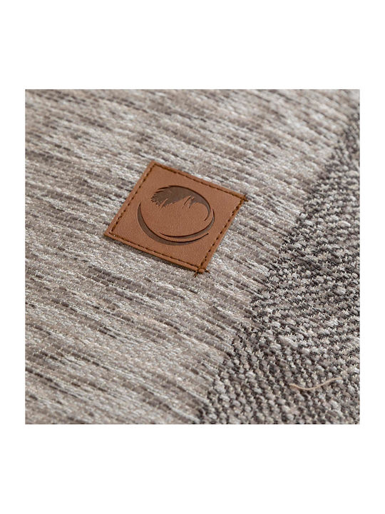 Borea Square Ριχτάρι Πολυθρόνας Chenille 180x180εκ. Πετρόλ