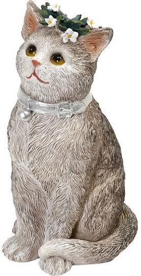 Espiel Dekorative Katze aus Polyresin 8x6.8x14.3cm 1Stück