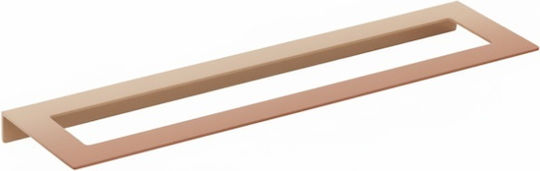 Bronze Art Single Wall-Mounted Bathroom Rail ​60x2.5cm Pink