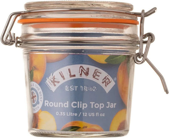 KIlner Vase Allgemeine Verwendung mit luftdichtem Deckel Glas Transparent 350ml KIlner Vase Allgemeine Verwendung mit luftdichtem Deckel Glas Transparent 350ml