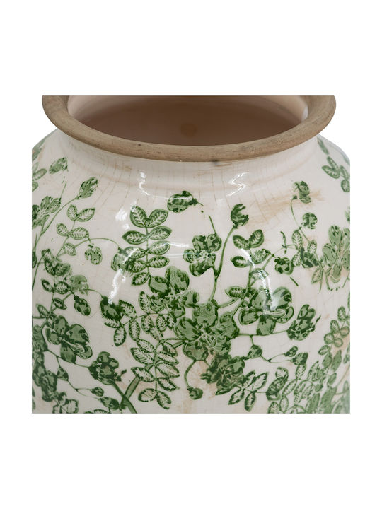 Artekko Decorative Vase Aurelion White 19.5x19.5x37cm