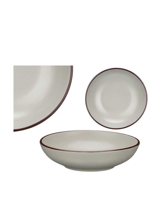 Atmosphera Teller Suppe Keramik Gray 20cm