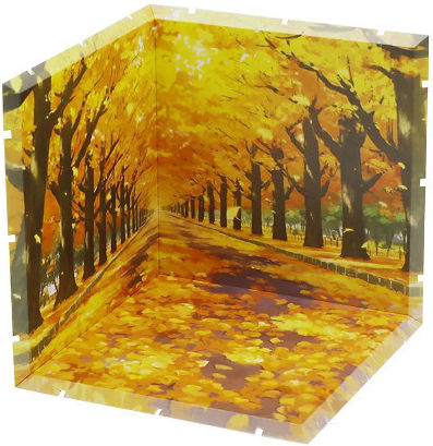 Dioramansion 150 Hintergrundpaneel Ginkgobäume